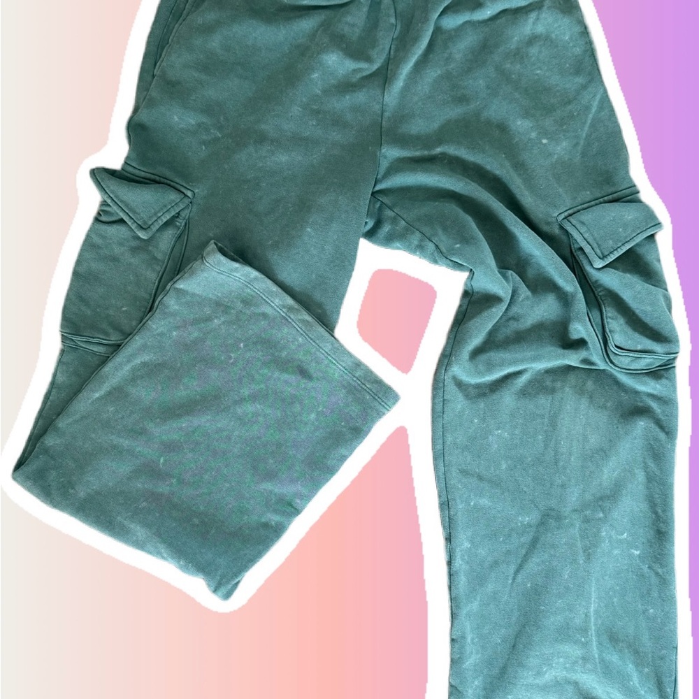 Wild Fable Teal Elastic Waist Pants
